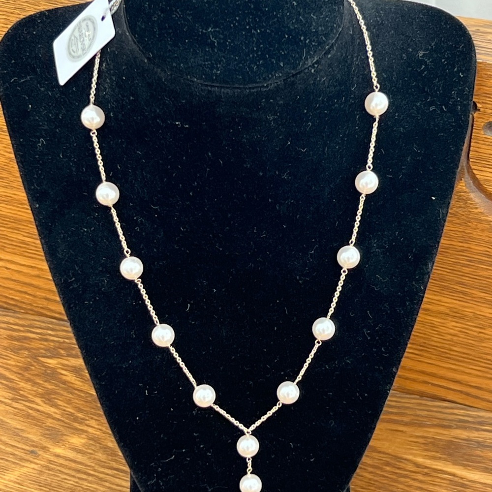 Swarovski Pearl Necklace New with tags